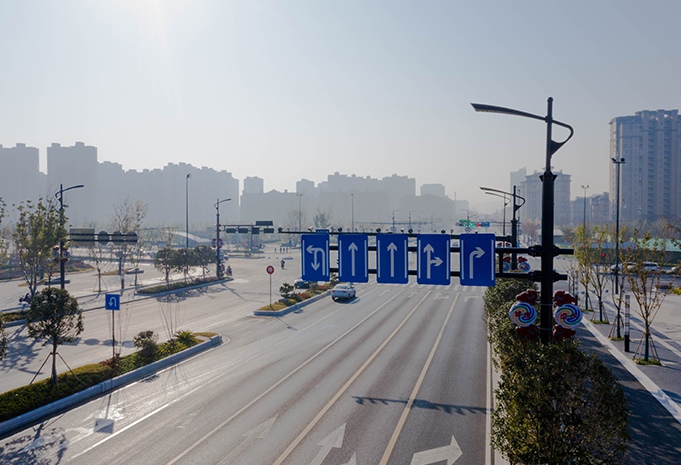 溧水区秦淮大道改造工程并杆工程一标